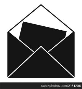 Envelope card icon simple vector. Send message. Email paper. Envelope card icon simple vector. Send message