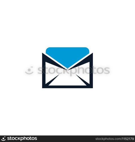 Envelope Email Icon Logo Template Illustration Design