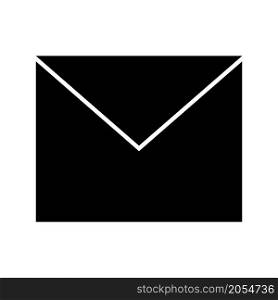 Envelope icon. Black silhouette. Communication background. Mail message sign. Line art. Vector illustration. Stock image. EPS 10.. Envelope icon. Black silhouette. Communication background. Mail message sign. Line art. Vector illustration. Stock image.