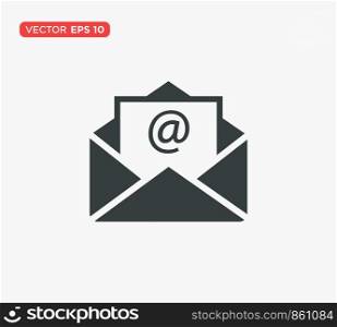 Envelope Icon Flat Vector Illustration