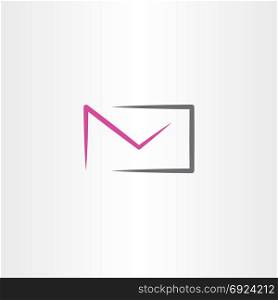 envelope icon logo vector symbol