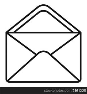 Envelope icon outline vector. Mail letter. Email paper. Envelope icon outline vector. Mail letter