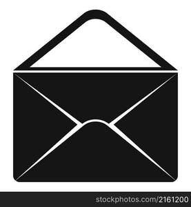 Envelope icon simple vector. Mail letter. Email paper. Envelope icon simple vector. Mail letter