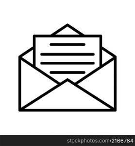 Envelope icon vector sign and symbol on trendy design