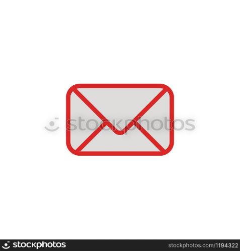 Envelope icons letter. Envelop icon vector template. Mail symbol element. Mailing label for web or print design. Mail icon isolated on white background. mail icon trendy and modern mail symbol for logo, web, app, UI. EPS10