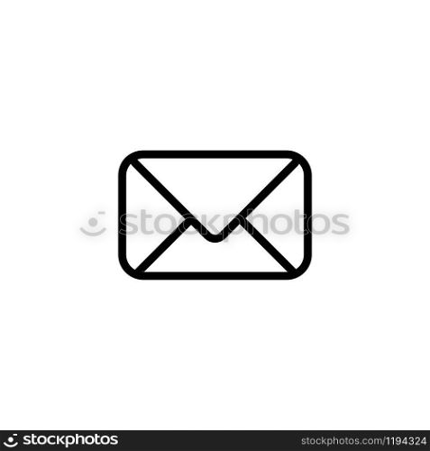 Envelope icons letter. Envelop icon vector template. Mail symbol element. Mailing label for web or print design. Mail icon isolated on white background. mail icon trendy and modern mail symbol for logo, web, app, UI. EPS10