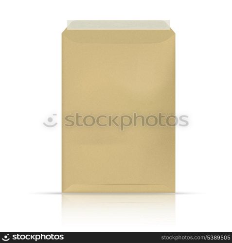 Envelope isolated on a white background