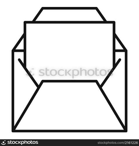 Envelope mail icon outline vector. Email letter. Paper post. Envelope mail icon outline vector. Email letter
