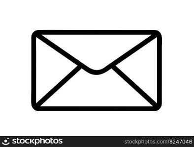 Envelope Mail icon. vector illustration 