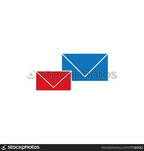 Envelope mail icon vector template