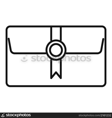 Envelope message icon outline vector. Mail letter. Email paper. Envelope message icon outline vector. Mail letter