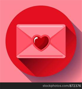 envelope with heart pink red icon, happy valentine day Love letter, love message. envelope with heart pink red icon, happy valentine day Love letter, love message,