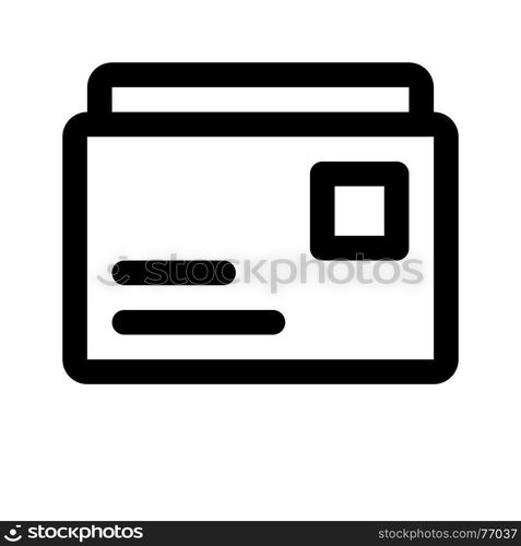 envelopes, icon on isolated background