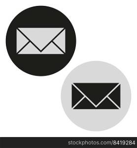 Envelopes icons in circles. Website banner. Email icon. Business concept. Vector illustration. Stock image. EPS 10.. Envelopes icons in circles. Website banner. Email icon. Business concept. Vector illustration. Stock image. 