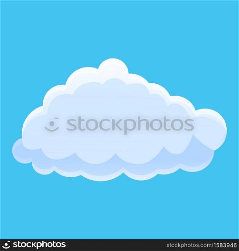 Environment cloud icon. Cartoon of environment cloud vector icon for web design isolated on white background. Environment cloud icon, cartoon style