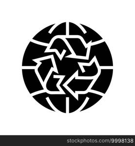 environment ecosystem glyph icon vector. environment ecosystem sign. isolated contour symbol black illustration. environment ecosystem glyph icon vector illustration