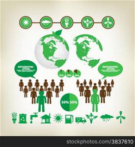environment elements infographics