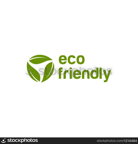 Environment friendly logo design concept