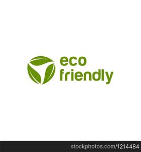 Environment friendly logo design concept