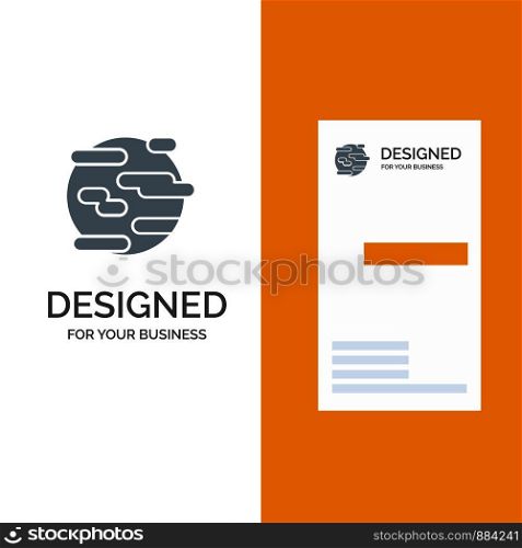 Environment, Help, Pollution, Smoke, World Grey Logo Design and Business Card Template