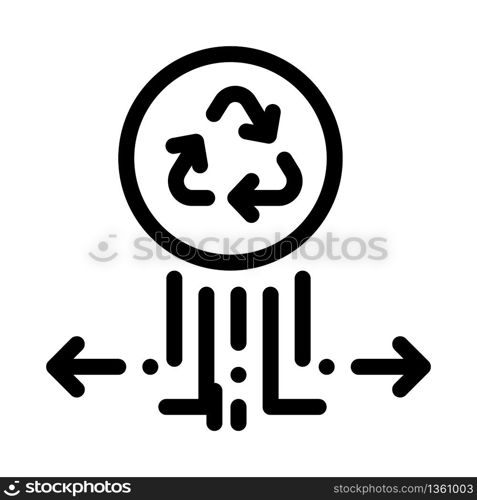 environmental labeling popularity icon vector. environmental labeling popularity sign. isolated contour symbol illustration. environmental labeling popularity icon vector outline illustration
