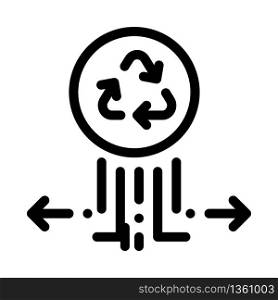 environmental labeling popularity icon vector. environmental labeling popularity sign. isolated contour symbol illustration. environmental labeling popularity icon vector outline illustration