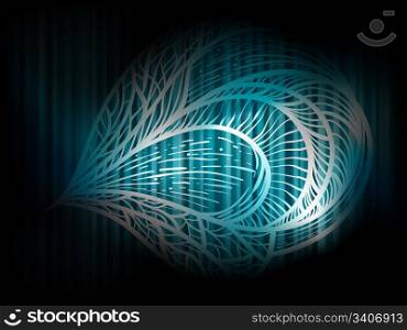 eps 10, vector background with abstract plant