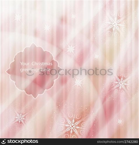 eps 10, vector winter background with snowflakes and stars