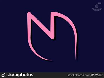 Eps10 alphabet letters monogram icon logo Vector Image