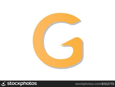 Eps10 initial letter g logo Royalty Free Vector Image