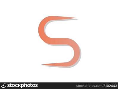 Eps10 letter s monogram logo icon design Vector Image