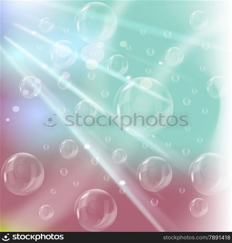 EPS10 vector of the realistic bubbles