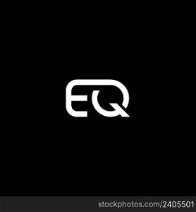EQ letter logo vector icon illustration design