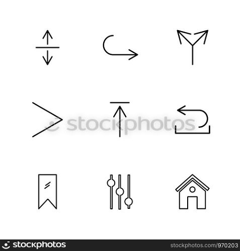 equilizer , home , tag ,arrows , directions , avatar , download , upload , apps , user interface , scale , reset message , up , down , left , right , icon, vector, design, flat, collection, style, creative, icons