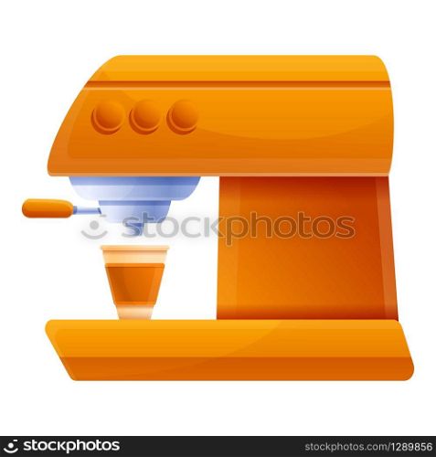 Equipment coffee machine icon. Cartoon of equipment coffee machine vector icon for web design isolated on white background. Equipment coffee machine icon, cartoon style