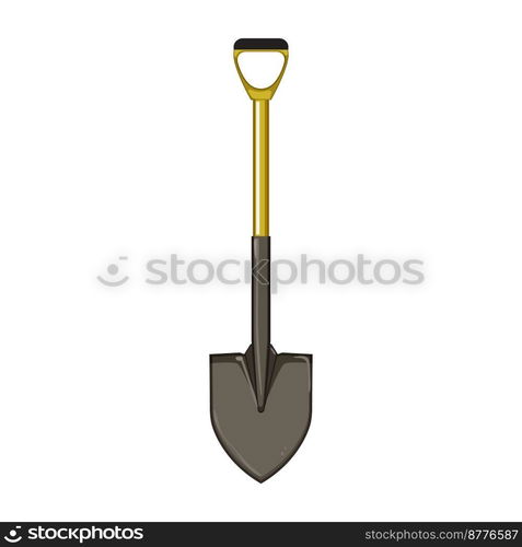 equipment shovel tool cartoon. equipment shovel tool sign. isolated symbol vector illustration. equipment shovel tool cartoon vector illustration