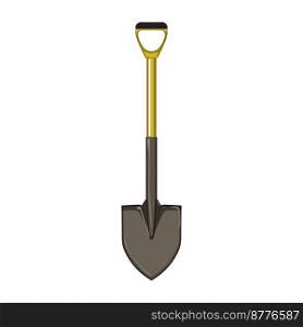 equipment shovel tool cartoon. equipment shovel tool sign. isolated symbol vector illustration. equipment shovel tool cartoon vector illustration