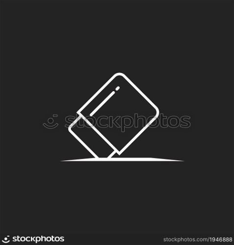 Eraser icon vector illustration symbol design.