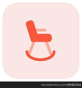 Ergonomic glider chair for pain relief.