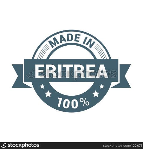 Eritrea stamp design vector