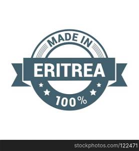 Eritrea stamp design vector