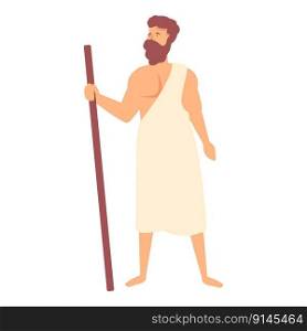 Eros icon cartoon vector. Greek god. Olympic legend. Eros icon cartoon vector. Greek god