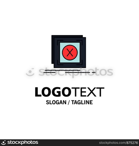 error, application, message, problem, server Flat Color Icon Vector