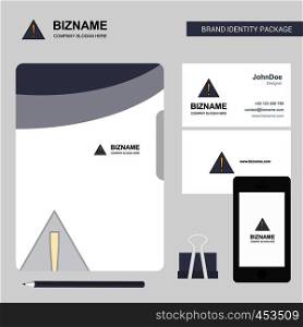 Error Business Logo, File Cover Visiting Card and Mobile App Design. Vector Illustration