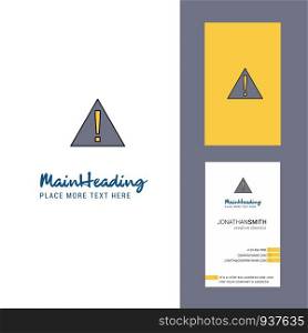 Error Creative Logo and business card. vertical Design Vector