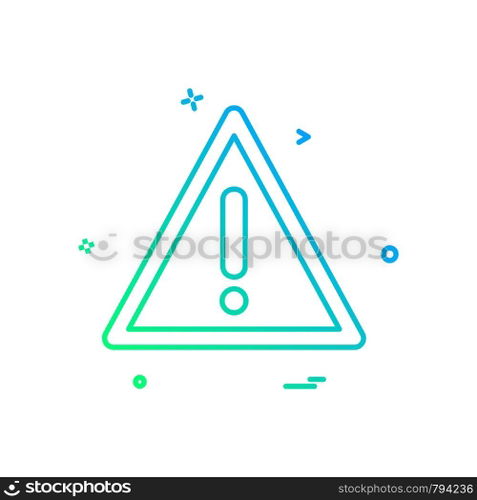 Error icon design vector