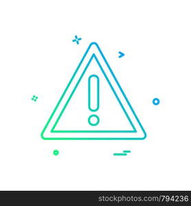 Error icon design vector