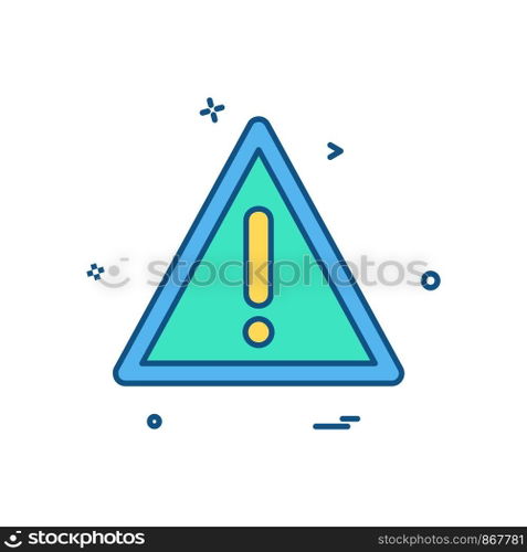 Error icon design vector