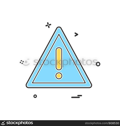 Error icon design vector