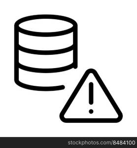 Error warning notification on a secure database network